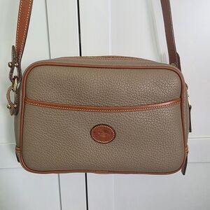 Vintage Dooney & Bourke Taupe Camera Bag